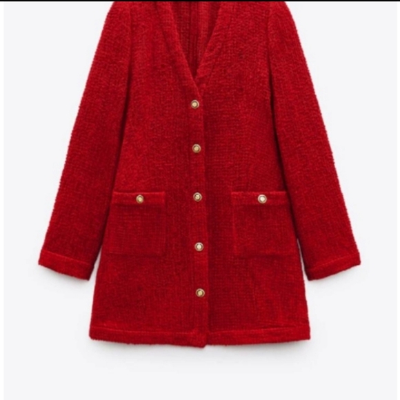 💥Bloggers Favorite Zara Textured Dress - Picture 10 of 13